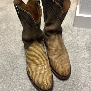 Tecovas lizard skin boots